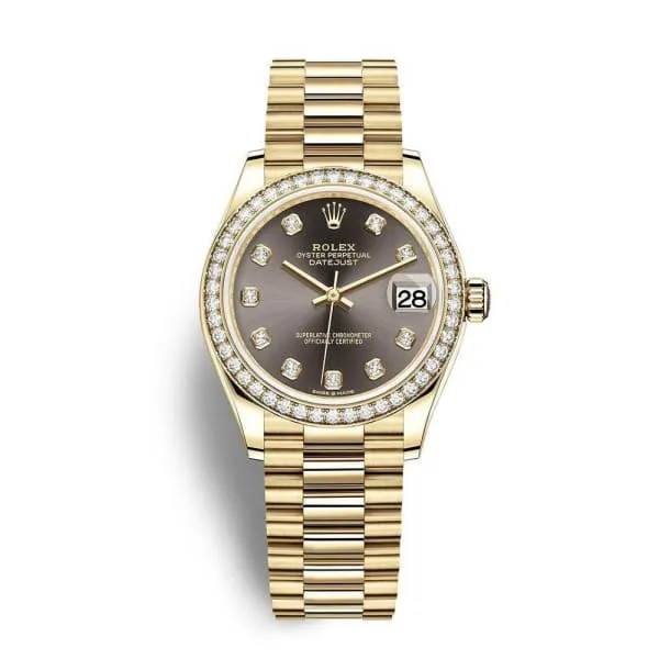 Rolex Bracelets Rolex Datejust 31mm Ref 278288rbr0030 Grey Dial 18K Yellow Gold President Bracelet Womens Watch Rolex Bracelets Rolex Datejust 31mm Ref 278288rbr0030 Grey Dial 18K Yellow Gold President Bracelet Womens Watch