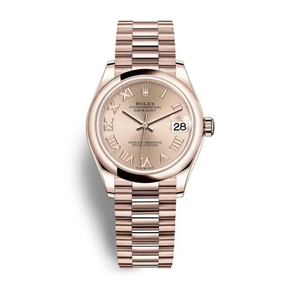 Rolex Datejust 31mm Ref 2782450034 Rose Dial 18K Rose Gold President Bracelet Womens Watch Rolex Bracelets Rolex Datejust 31mm Ref 2782450034 Rose Dial 18K Rose Gold President Bracelet Womens Watch Rolex Bracelets
