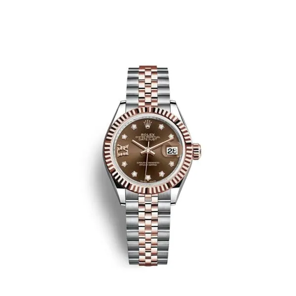 Rolex Rolex LadyDatejust 28mm Ref 2791710003 Chocolate Diamond Dial Two Tone Stainless Steel 18K Rose Gold Jubilee Bracelet Womens Watch Bracelets Rolex Rolex LadyDatejust 28mm Ref 2791710003 Chocolate Diamond Dial Two Tone Stainless Steel 18K Rose Gold Jubilee Bracelet Womens Watch Bracelets