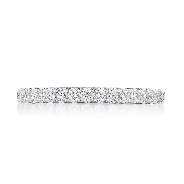 Tacori Tacori 18K White Gold Dantela Diamond Band 22mm Rings