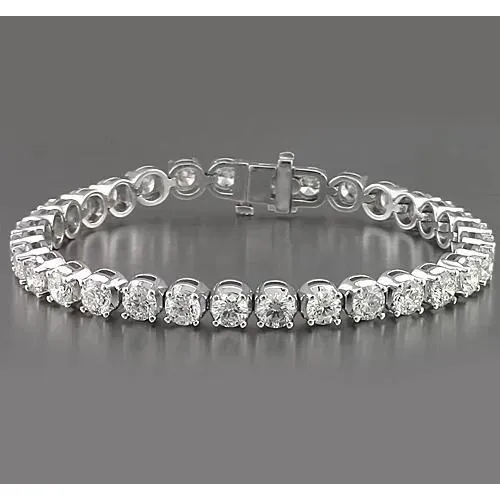 24 Carat Natural Earth Mined Diamond Tennis Bracelet GB Bracelets