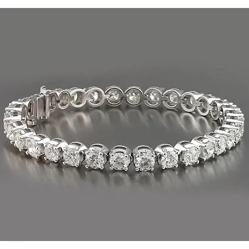 24 Carat Natural Earth Mined Diamond Tennis Bracelet GB Bracelets
