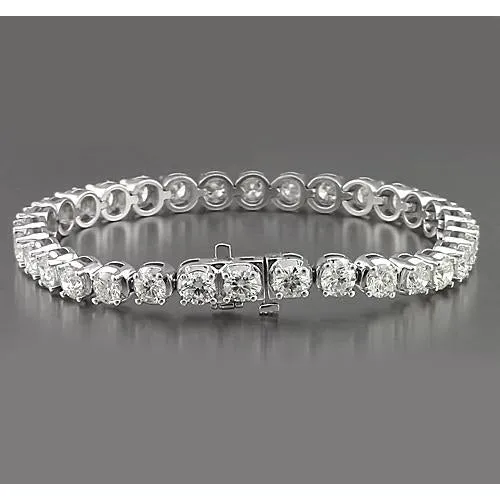 24 Carat Natural Earth Mined Diamond Tennis Bracelet GB Bracelets