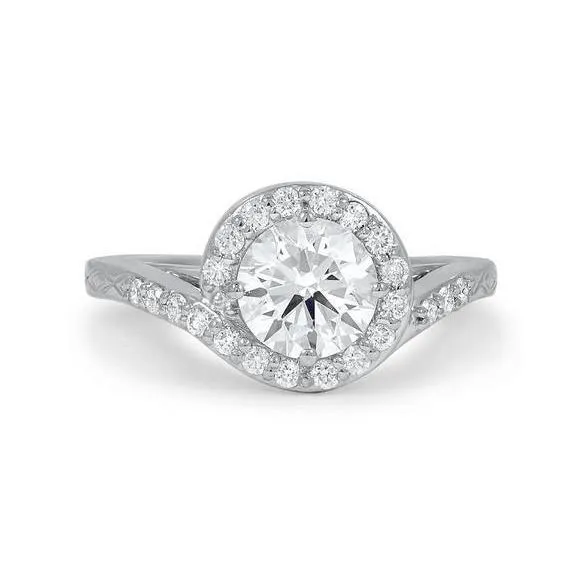 310 Ct Round Cut Natural Earth Mined Diamond Ring Halo Gold White 14K GB Rings 310 Ct Round Cut Natural Earth Mined Diamond Ring Halo Gold White 14K GB Rings