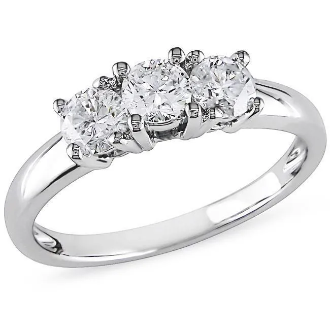 3 Carats Real Natural Earth Mined Diamonds Wedding Ring Three Stone Round Cut GB Rings 3 Carats Real Natural Earth Mined Diamonds Wedding Ring Three Stone Round Cut GB Rings