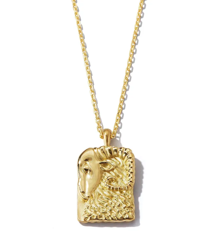 Aries Zodiac Pendant Necklace David Webb Workshop Necklaces