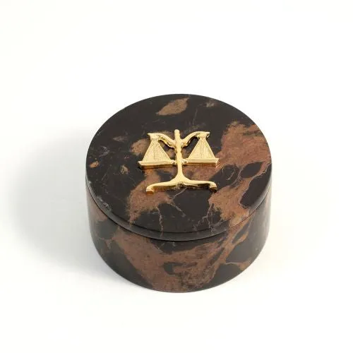 Bey Berk Bracelets Legal Tiger Eye Marble Round Box With Gold Plated Accents Bey Berk Bracelets Legal Tiger Eye Marble Round Box With Gold Plated Accents