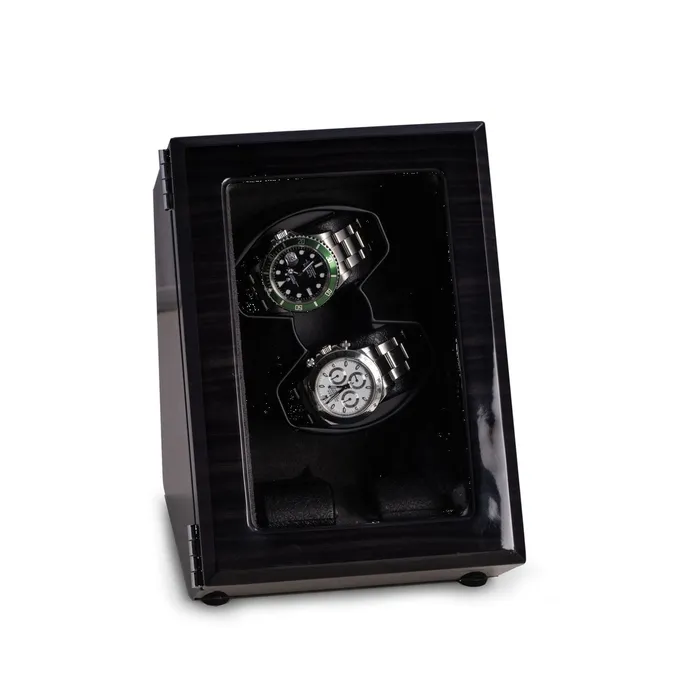 Bey Berk Watches Ash Wood High Lacquer 2 Watch Winder 2 Watch Storage Case Bey Berk Watches Ash Wood High Lacquer 2 Watch Winder 2 Watch Storage Case