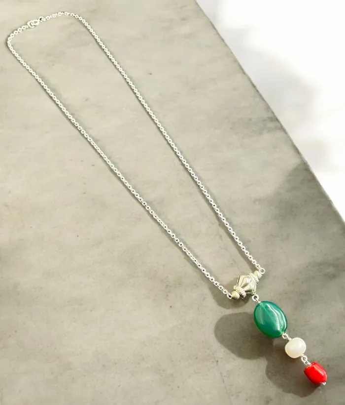 Bharati The Nauka Silver Necklace Necklaces