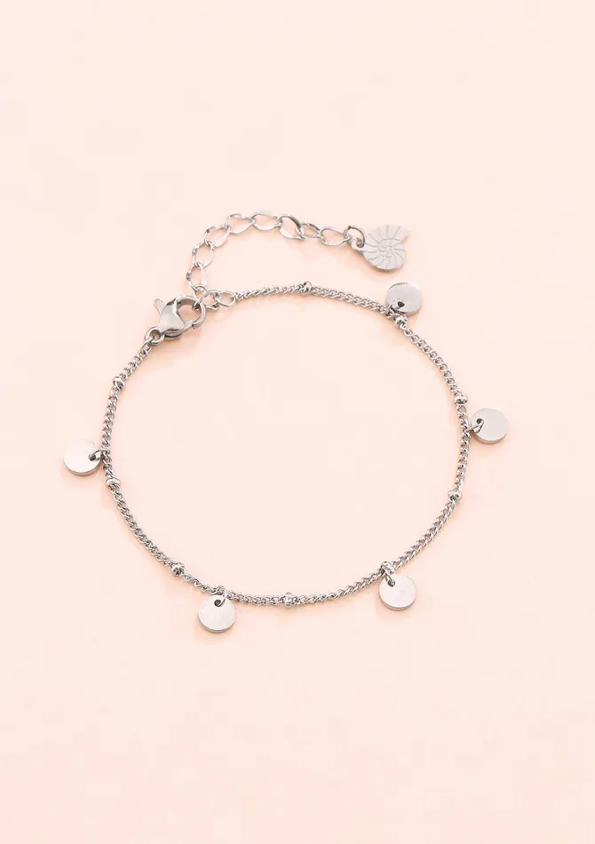 Bracelets Circles Bobble Chain Bracelet Silver Hey Happiness Bracelets Circles Bobble Chain Bracelet Silver Hey Happiness