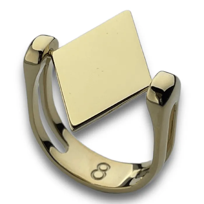 DiamondShaped Fidget Ring CONQUERing Rings