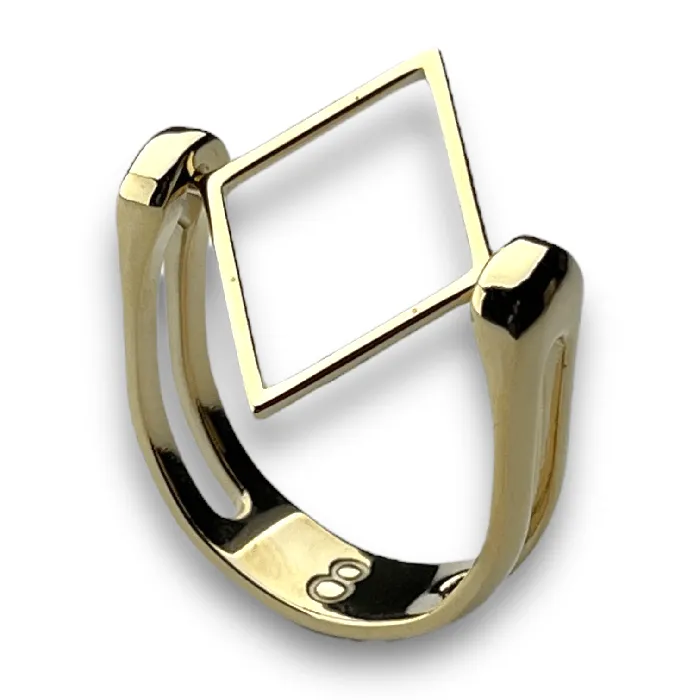 DiamondShaped Fidget Ring CONQUERing Rings