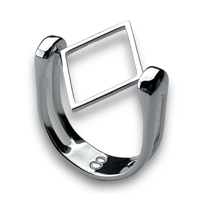 DiamondShaped Fidget Ring CONQUERing Rings