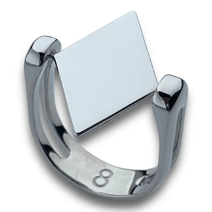 DiamondShaped Fidget Ring CONQUERing Rings