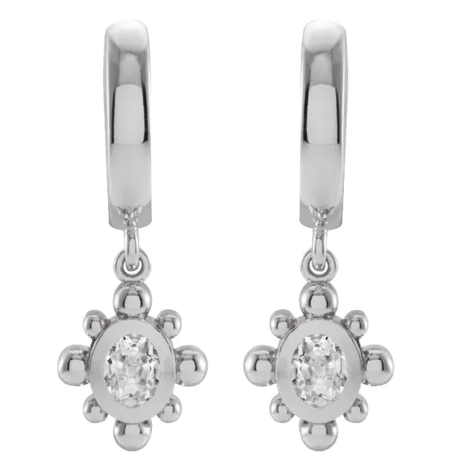 Earrings Gold Genuine Natural Earth Mined Diamond Drop Hoop Earrings 2 Carats Bezel Oval Old Mine Cut HarryChadEntcom Earrings Gold Genuine Natural Earth Mined Diamond Drop Hoop Earrings 2 Carats Bezel Oval Old Mine Cut HarryChadEntcom