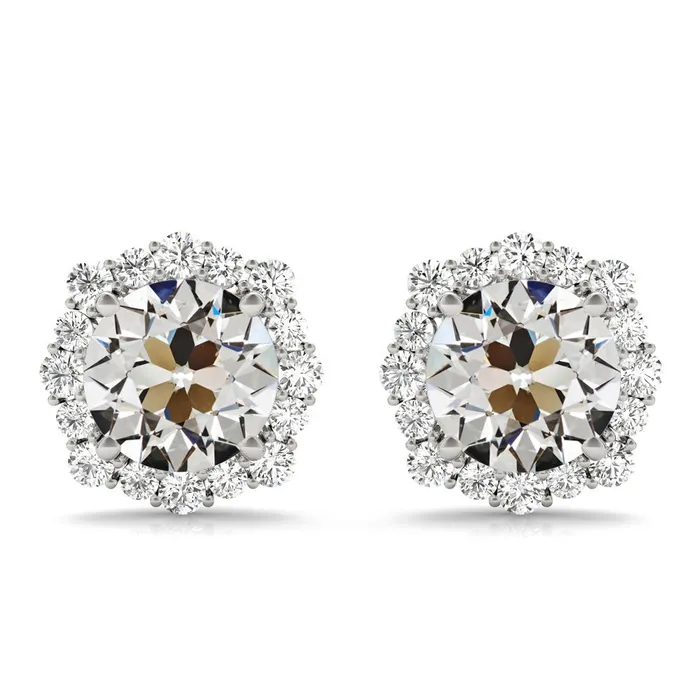 Earrings HarryChadEntcom Sparkly Stud Earrings 750 Ct Old European Earth Mined Diamond Earrings HarryChadEntcom Sparkly Stud Earrings 750 Ct Old European Earth Mined Diamond