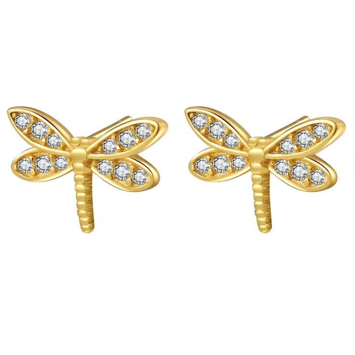 Earrings Hey Happiness Dragonfly Stud Earring Sterling Silver