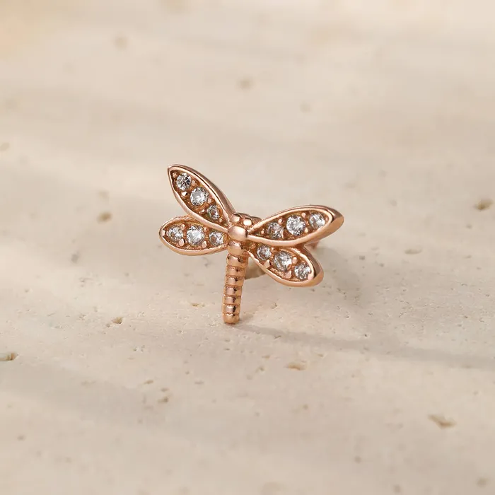 Earrings Hey Happiness Dragonfly Stud Earring Sterling Silver Earrings Hey Happiness Dragonfly Stud Earring Sterling Silver
