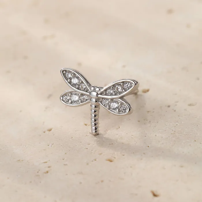 Earrings Hey Happiness Dragonfly Stud Earring Sterling Silver Earrings Hey Happiness Dragonfly Stud Earring Sterling Silver