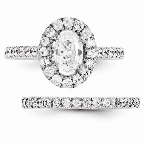 GB 180 Ct Natural Earth Mined Diamond Engagement Ring 14K White Gold Rings