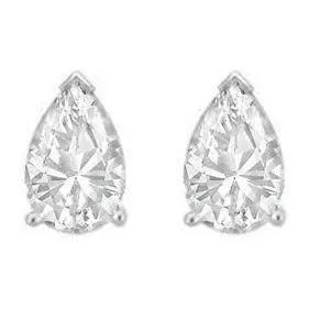 GB Earrings Pear Cut 3 Ct Natural Earth Mined Diamond Ladies Stud Earring White Gold Fine Jewelry GB Earrings Pear Cut 3 Ct Natural Earth Mined Diamond Ladies Stud Earring White Gold Fine Jewelry