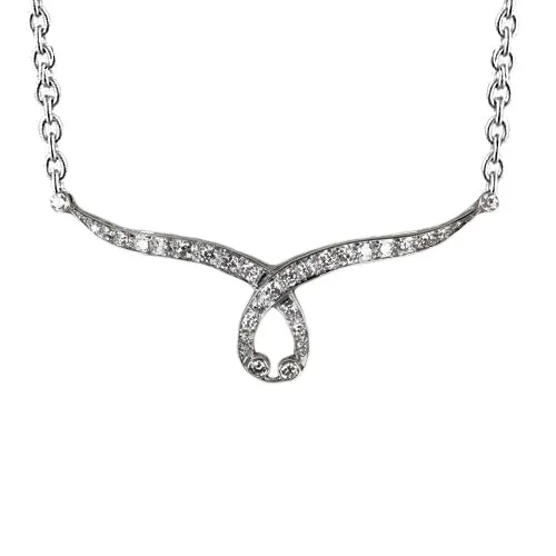 GB Necklaces 14K White Gold 175 Ct Brilliant Cut Natural Earth Mined Diamonds Ladies Necklace Pendant New GB Necklaces 14K White Gold 175 Ct Brilliant Cut Natural Earth Mined Diamonds Ladies Necklace Pendant New