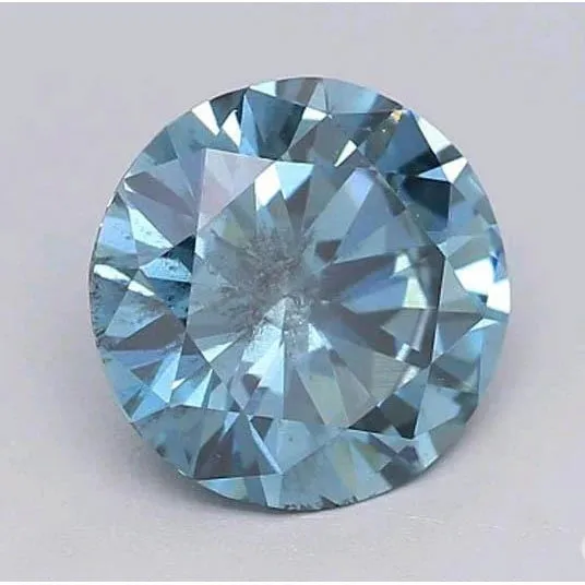 GB Rings 1 Carat Round Cut Intense Blue Loose Sapphire