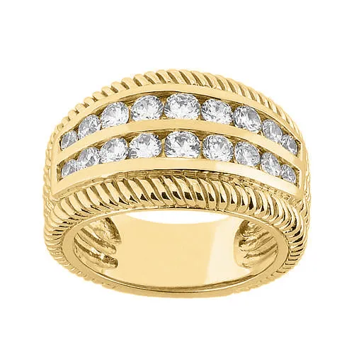 GB Rings 250 Carats Round Natural Earth Mined Diamond Right Hand Anniversary Ring GB Rings 250 Carats Round Natural Earth Mined Diamond Right Hand Anniversary Ring