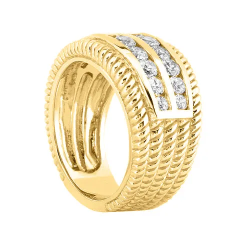 GB Rings 250 Carats Round Natural Earth Mined Diamond Right Hand Anniversary Ring GB Rings 250 Carats Round Natural Earth Mined Diamond Right Hand Anniversary Ring