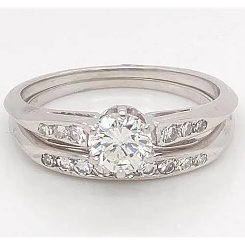 GB Rings Natural Earth Mined Diamond Engagement Ring Set 175 Carats Women White Gold Jewelry 14K GB Rings Natural Earth Mined Diamond Engagement Ring Set 175 Carats Women White Gold Jewelry 14K