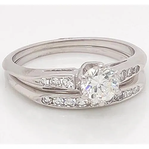 GB Rings Natural Earth Mined Diamond Engagement Ring Set 175 Carats Women White Gold Jewelry 14K GB Rings Natural Earth Mined Diamond Engagement Ring Set 175 Carats Women White Gold Jewelry 14K