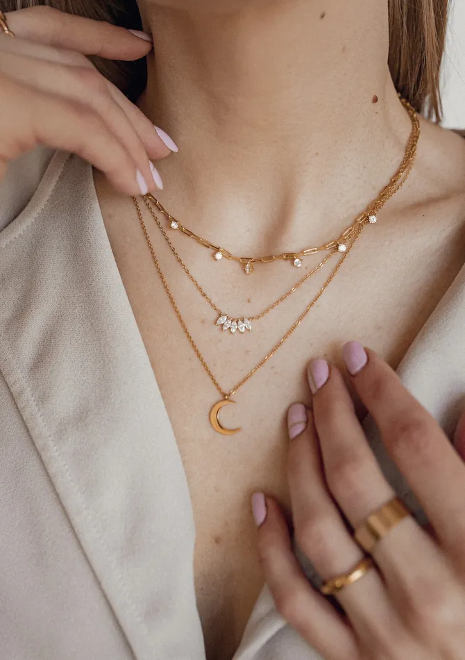 Gemstone Blossom Necklace Sterling Silver Gold Hey Happiness Necklaces Gemstone Blossom Necklace Sterling Silver Gold Hey Happiness Necklaces