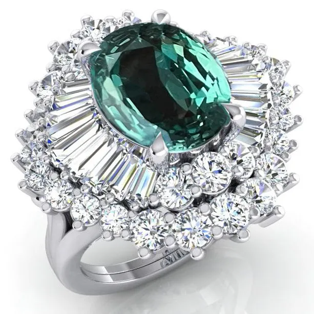 Genuine Alexandrite Diamond Ring HarryChadEntcom Rings