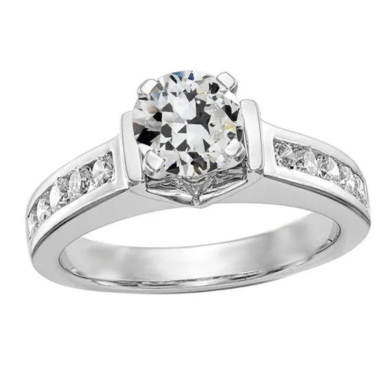 Gold Round Old Mine Cut Real Natural Earth Mined Diamond Ring Prong Channel Set 275 Carats HarryChadEntcom Rings Gold Round Old Mine Cut Real Natural Earth Mined Diamond Ring Prong Channel Set 275 Carats HarryChadEntcom Rings