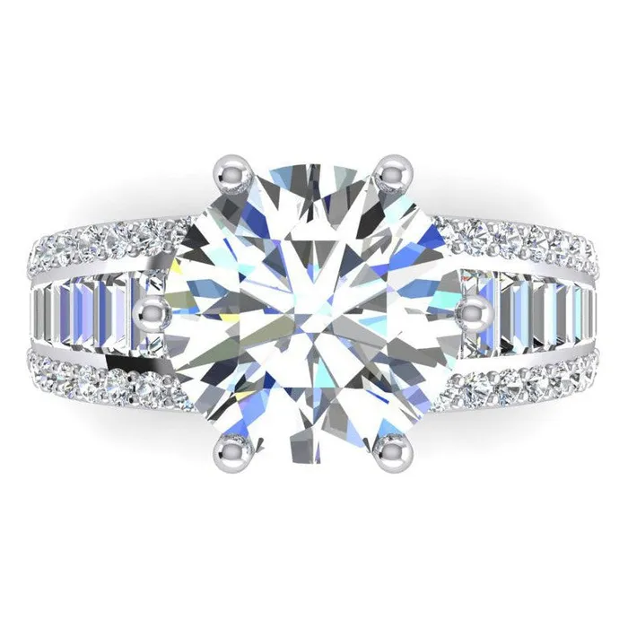 HarryChadEntcom Rings 1250 Carats Big Round Lab Grown Diamond Ring HarryChadEntcom Rings 1250 Carats Big Round Lab Grown Diamond Ring