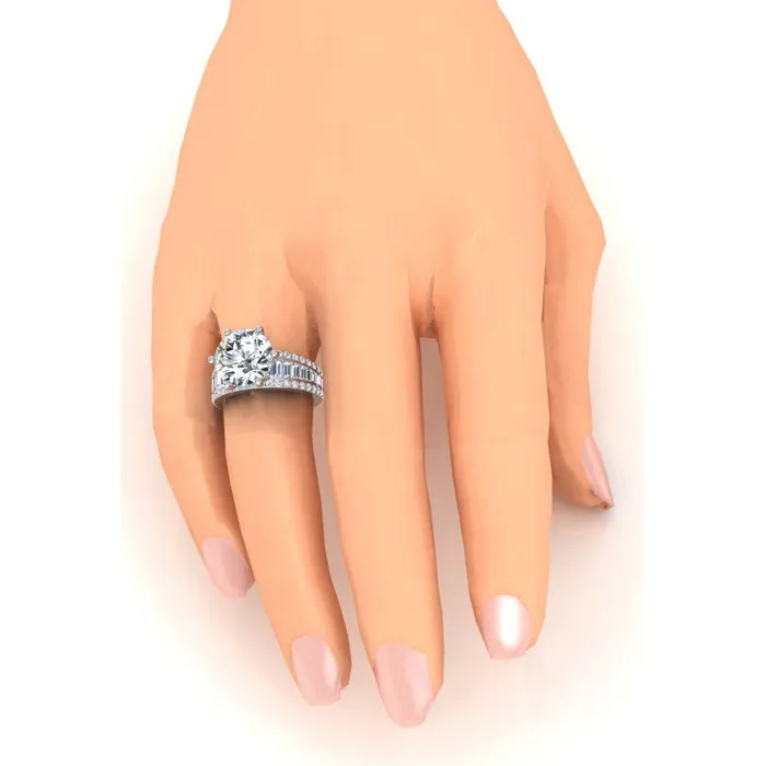 HarryChadEntcom Rings 1250 Carats Big Round Lab Grown Diamond Ring HarryChadEntcom Rings 1250 Carats Big Round Lab Grown Diamond Ring