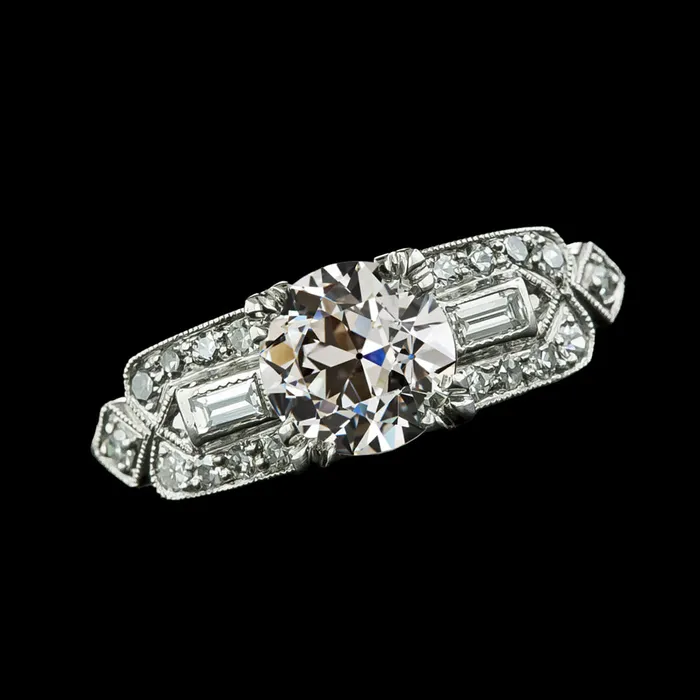 HarryChadEntcom Rings Baguette Round Old Miner Natural Earth Mined Diamond Ring 325 Carats Ladies Jewelry HarryChadEntcom Rings Baguette Round Old Miner Natural Earth Mined Diamond Ring 325 Carats Ladies Jewelry