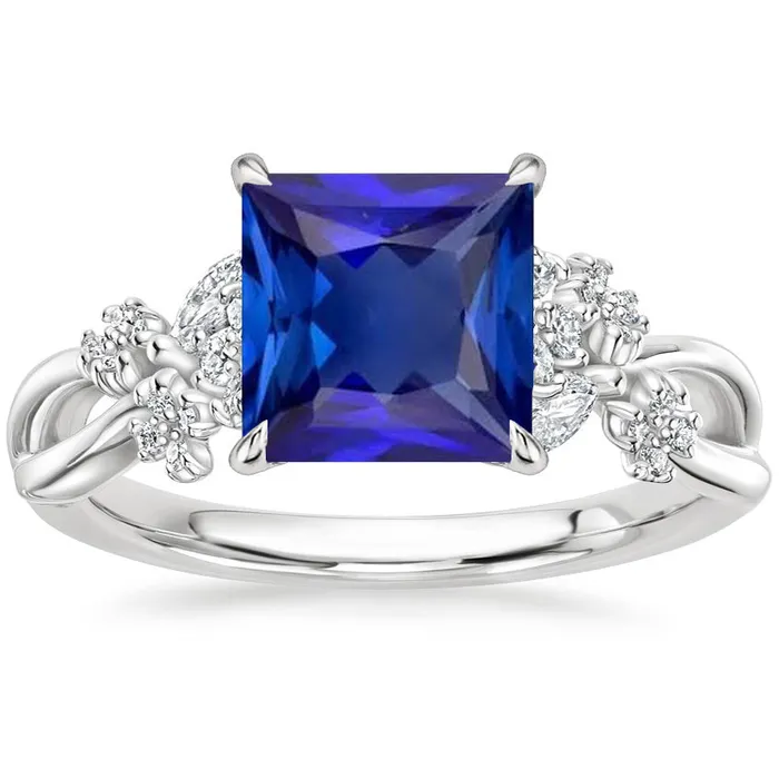 HarryChadEntcom Rings Natural Earth Mined Diamond Fancy Ring Ceylon Sapphire Marquise Cut Stones 550 Carats HarryChadEntcom Rings Natural Earth Mined Diamond Fancy Ring Ceylon Sapphire Marquise Cut Stones 550 Carats