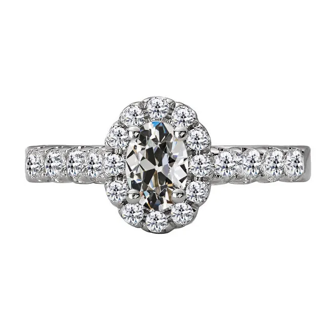 HarryChadEntcom Rings Oval Old Cut Natural Earth Mined Diamond Halo Wedding Ring 7 Carats 14K Gold HarryChadEntcom Rings Oval Old Cut Natural Earth Mined Diamond Halo Wedding Ring 7 Carats 14K Gold