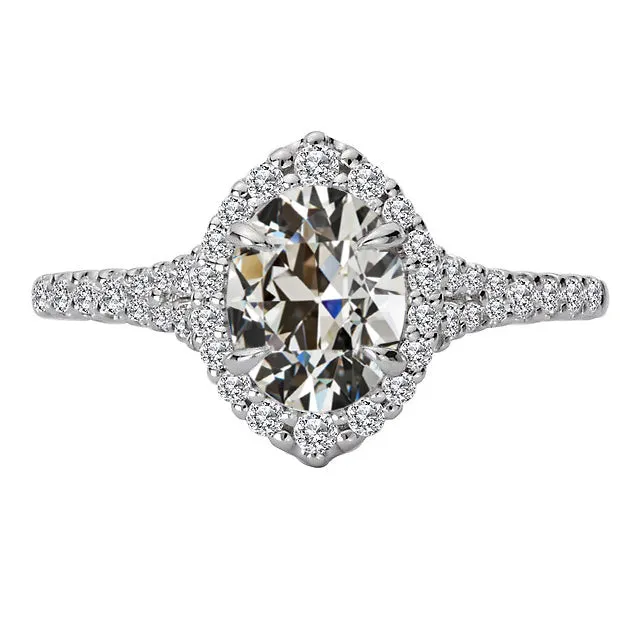 HarryChadEntcom Rings Round Oval Old Miner Natural Earth Mined Diamond Halo Ladies Ring Gold 7 Carats HarryChadEntcom Rings Round Oval Old Miner Natural Earth Mined Diamond Halo Ladies Ring Gold 7 Carats