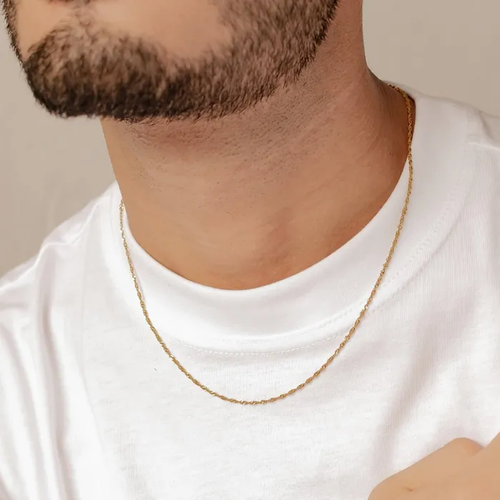 Hey Happiness Necklaces Fine Singapore Chain Sterling Silver Gold Hey Happiness Necklaces Fine Singapore Chain Sterling Silver Gold