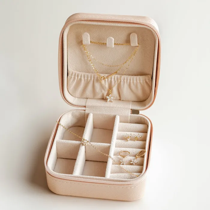 Hey Happiness Rings Daisy Sterling Silver Jewelry and Case Set Hey Happiness Rings Daisy Sterling Silver Jewelry and Case Set