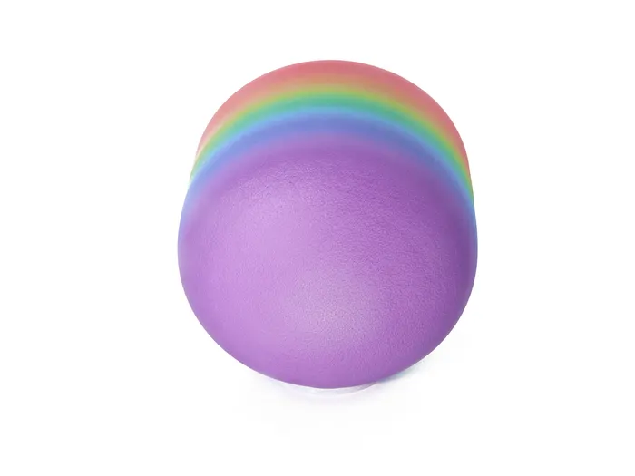 Life Changing Energy 69 Inch Full Color Frosted Crystal Singing Bowl FREE Mallet and Oring Rings