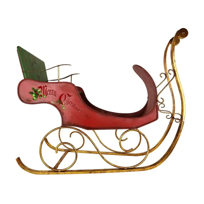 Mark Roberts 2015 Santas Grand Sleigh Figurine 64 x 51 inches RedGold Mark Roberts PreStyled Sets Mark Roberts 2015 Santas Grand Sleigh Figurine 64 x 51 inches RedGold Mark Roberts PreStyled Sets