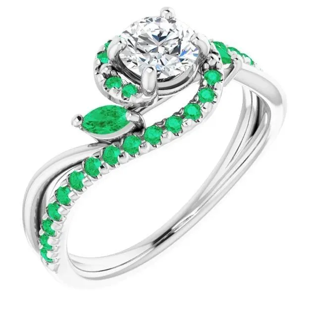 Natural Earth Mined Diamond Ring 165 Carats Emeralds Jewelry New GB Rings Natural Earth Mined Diamond Ring 165 Carats Emeralds Jewelry New GB Rings