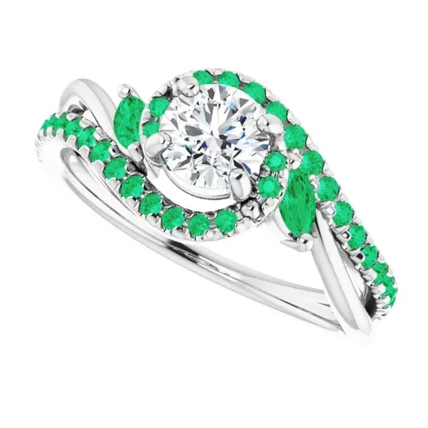 Natural Earth Mined Diamond Ring 165 Carats Emeralds Jewelry New GB Rings Natural Earth Mined Diamond Ring 165 Carats Emeralds Jewelry New GB Rings