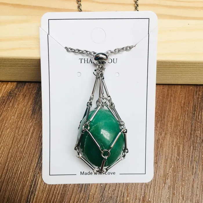 Necklaces Crystal Holder Cage Necklace Stones NOT Included Life Changing Energy