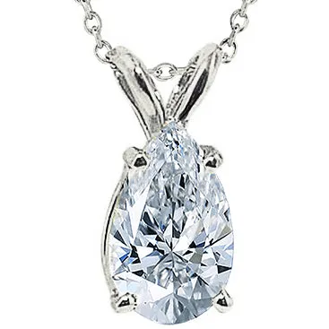 Necklaces GB 150 Carat Pear Natural Earth Mined Diamond Jewelry Pendant Necklace Gold Necklaces GB 150 Carat Pear Natural Earth Mined Diamond Jewelry Pendant Necklace Gold