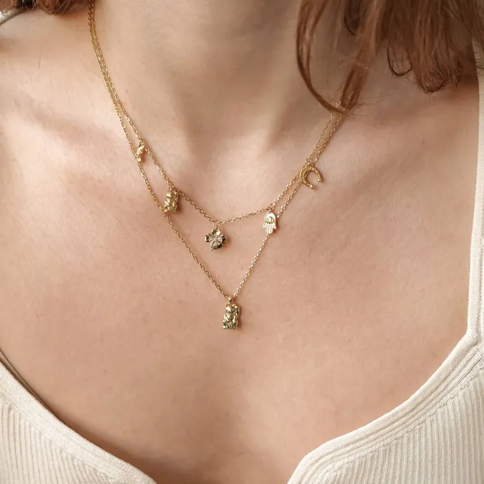 Necklaces Hey Happiness Lucky Charms Pendant Necklace Sterling Silver Necklaces Hey Happiness Lucky Charms Pendant Necklace Sterling Silver