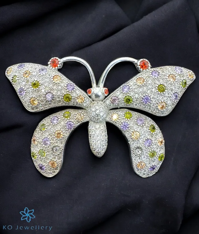 Necklaces Imported The Butterfly Silver Brooch Pendant